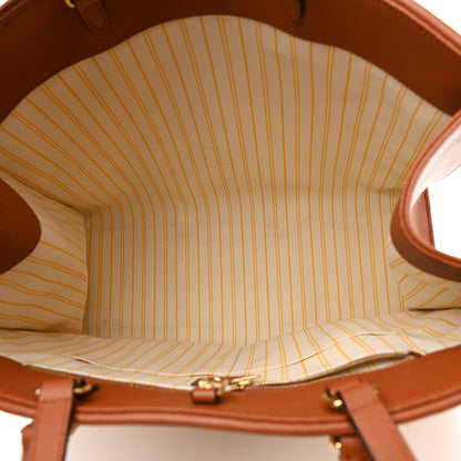 Louis Vuitton Raffia Calfskin Monogram Giant Onthego GM Tan 5 of 11