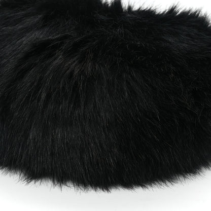 Tom Ford Faux Fur Large Bianca Hobo Black 10 of 11