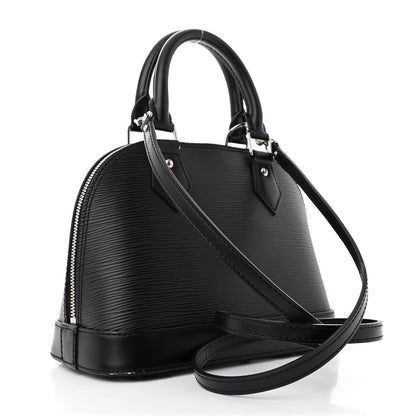 Louis Vuitton Epi Alma BB Black 3 of 11