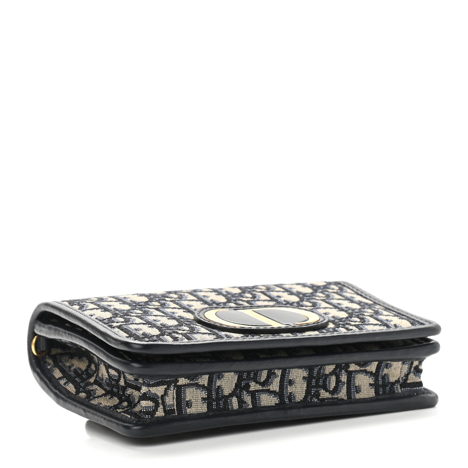 Christian Dior Oblique 30 Montaigne 2-In-1 Pouch Blue 4 of 8