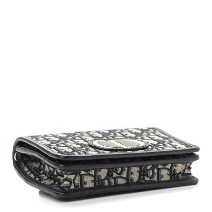 Christian Dior Oblique 30 Montaigne 2-In-1 Pouch Blue 4 of 8