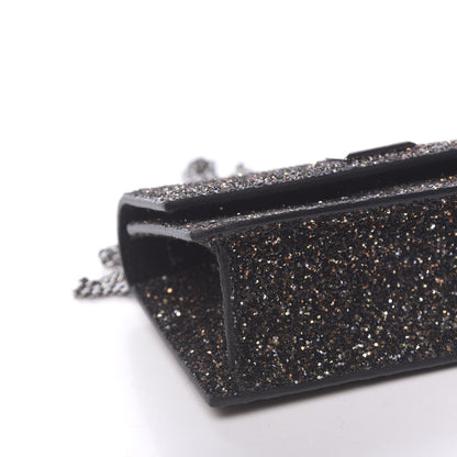 Jimmy Choo Glitter Fabric Leni Mini Shoulder Bag Amethyst 9 of 11