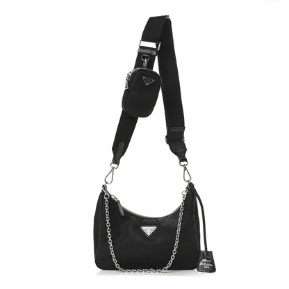 Prada Nylon Re-Edition 2005 Shoulder Bag Black 1 of 12