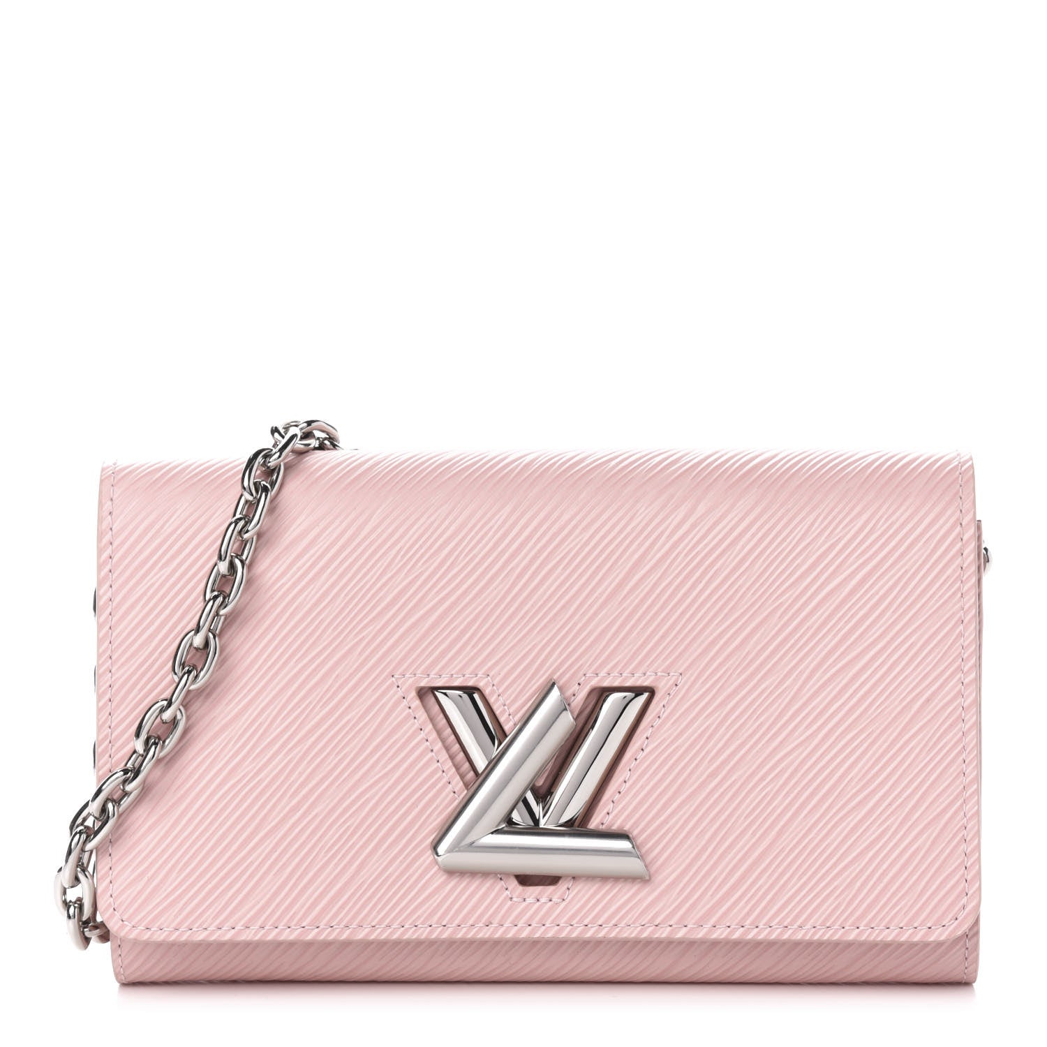 Louis Vuitton Epi Twist Chain Wallet Rose Ballerine 1 of 10
