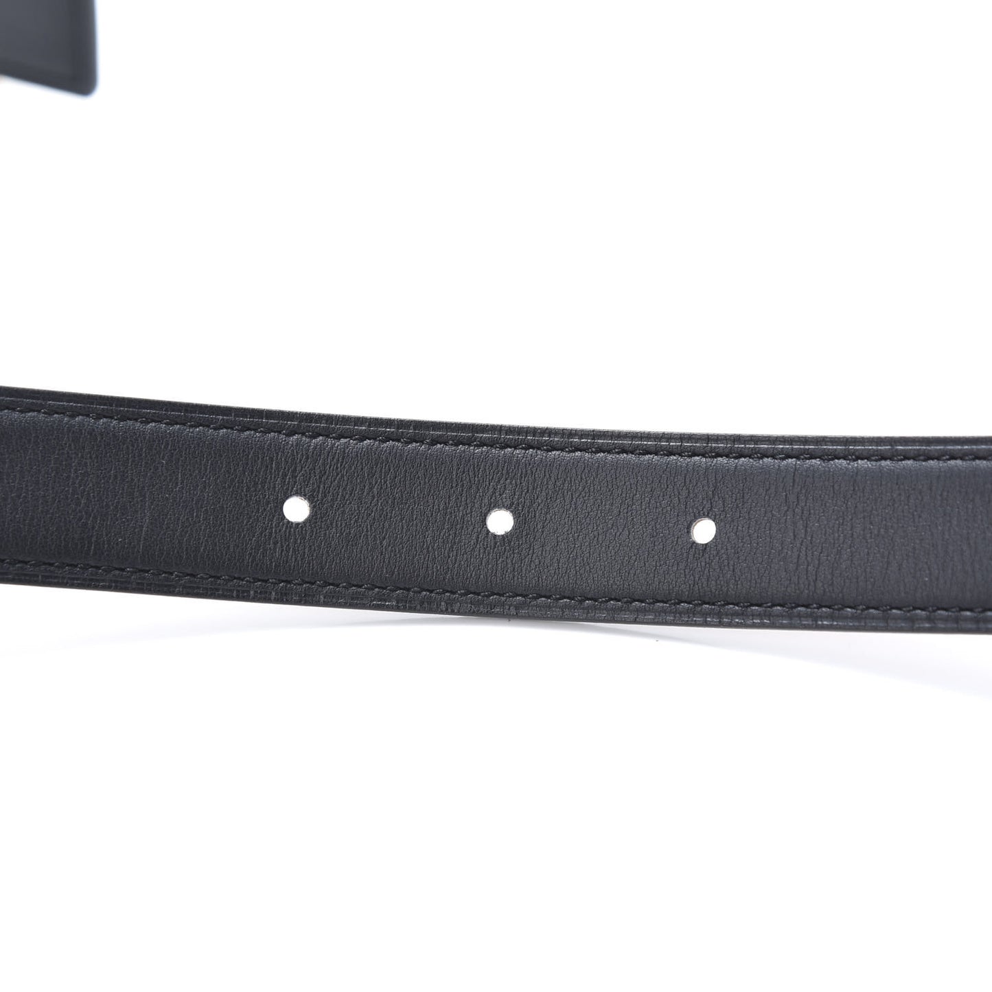 Swift Epsom 24mm Constance H Belt 75 Black Gold