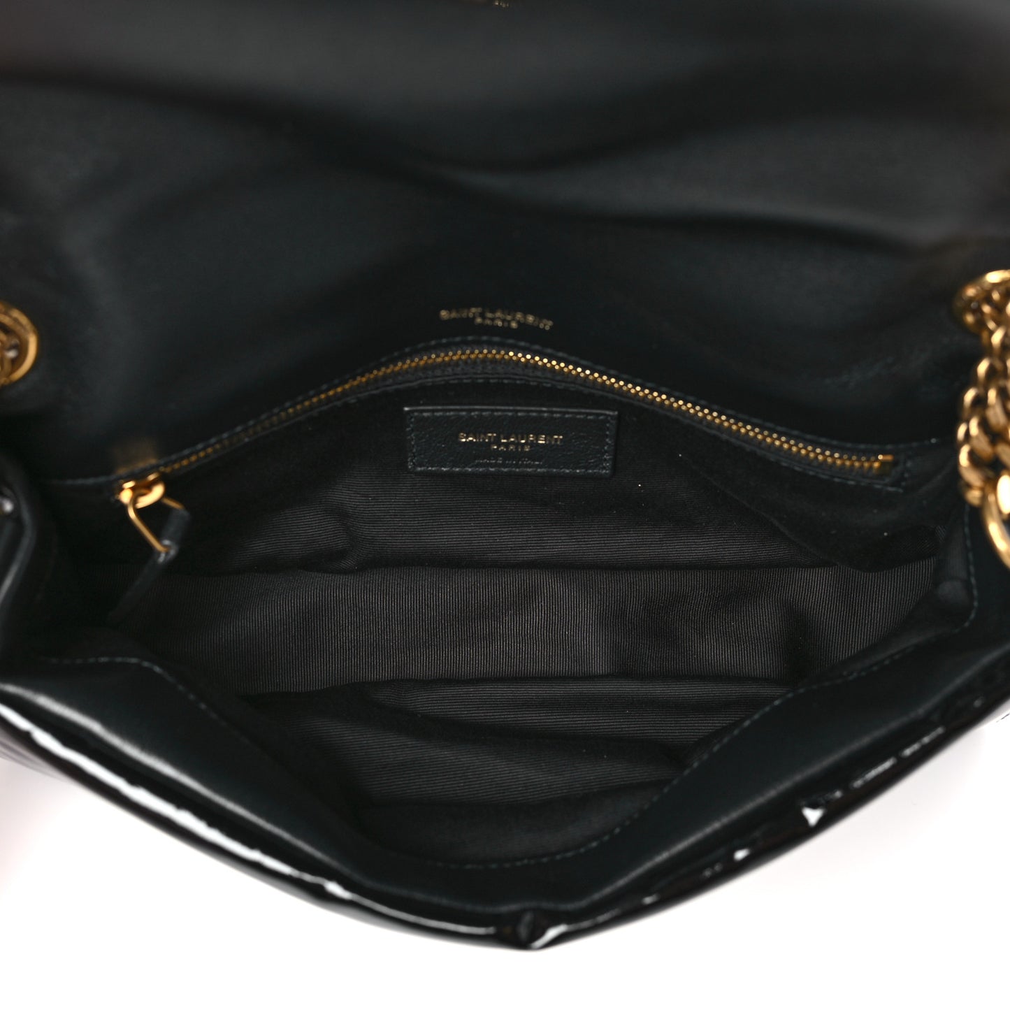 Patent Calfskin Calypso Black