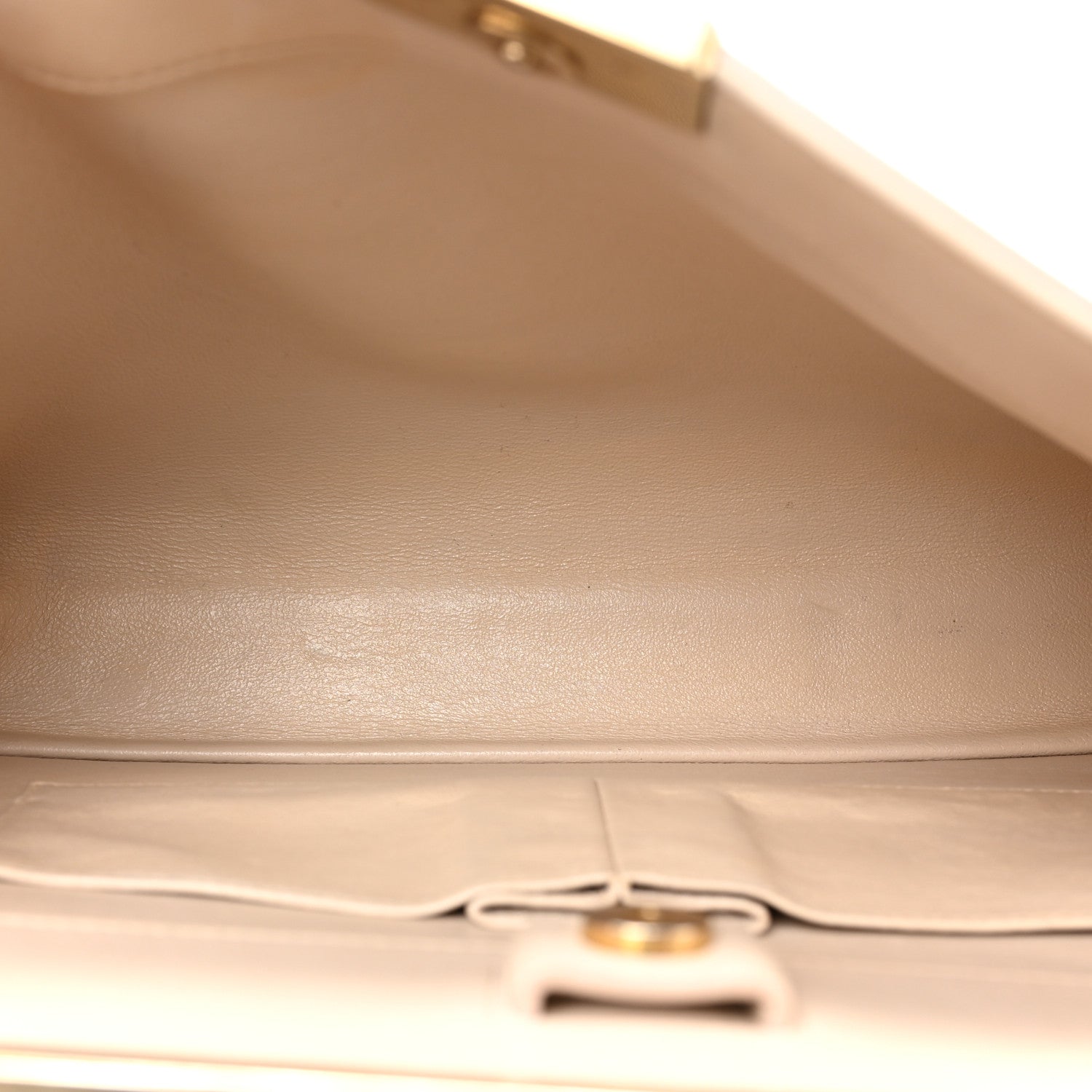Chanel Lambskin Stitched Large Coco Luxe Tote White 6 of 17