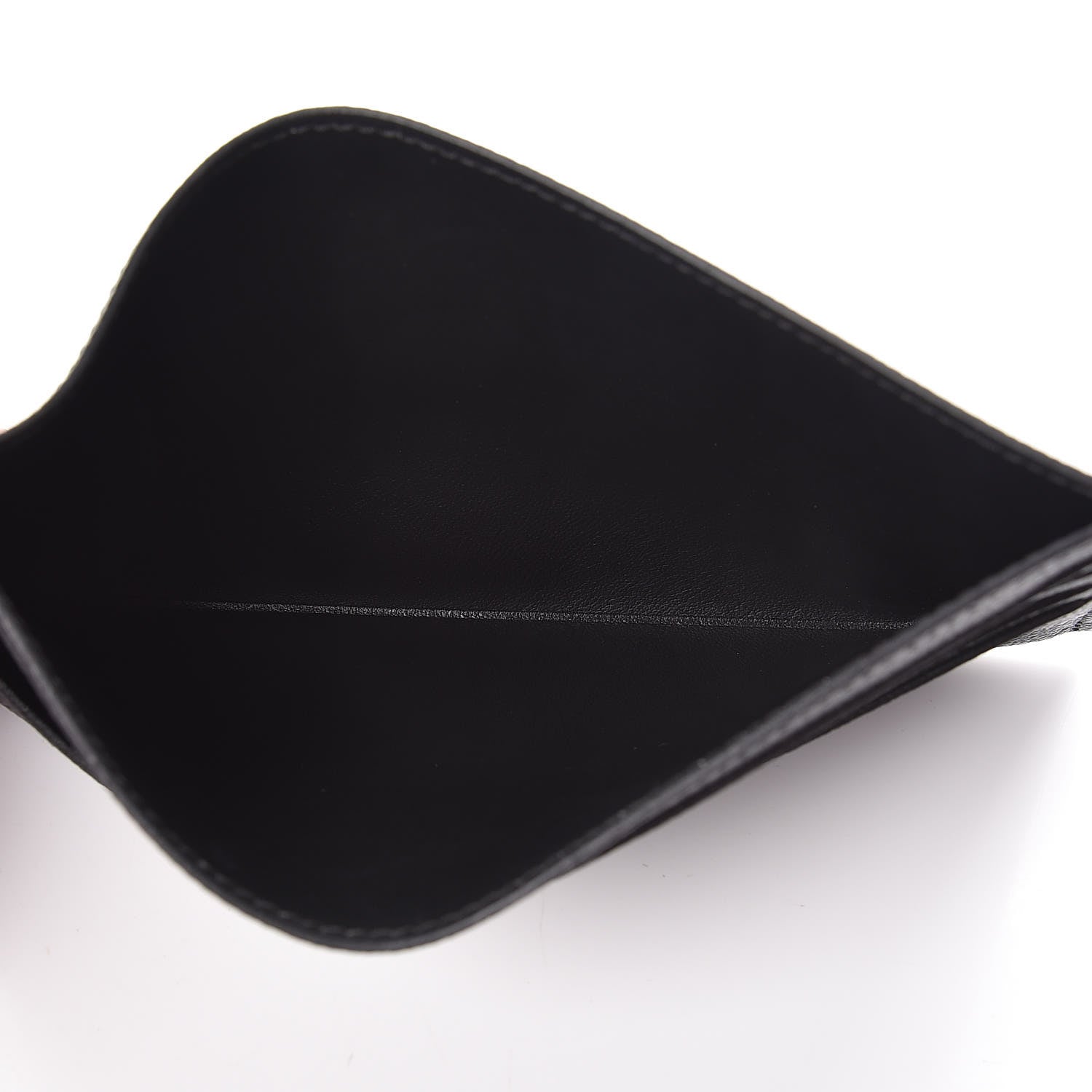 Louis Vuitton Calfskin Felicie Chain Wallet Card Holder Insert Black 5 of 6
