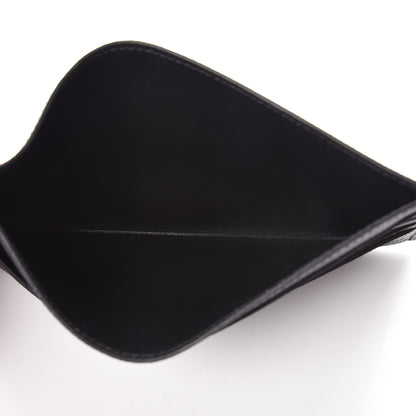 Louis Vuitton Calfskin Felicie Chain Wallet Card Holder Insert Black 5 of 6
