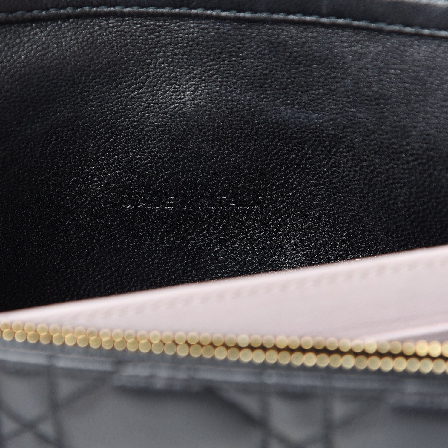 Christian Dior Lambskin Cannage Miss Dior Promenade Pouch Black 6 of 14
