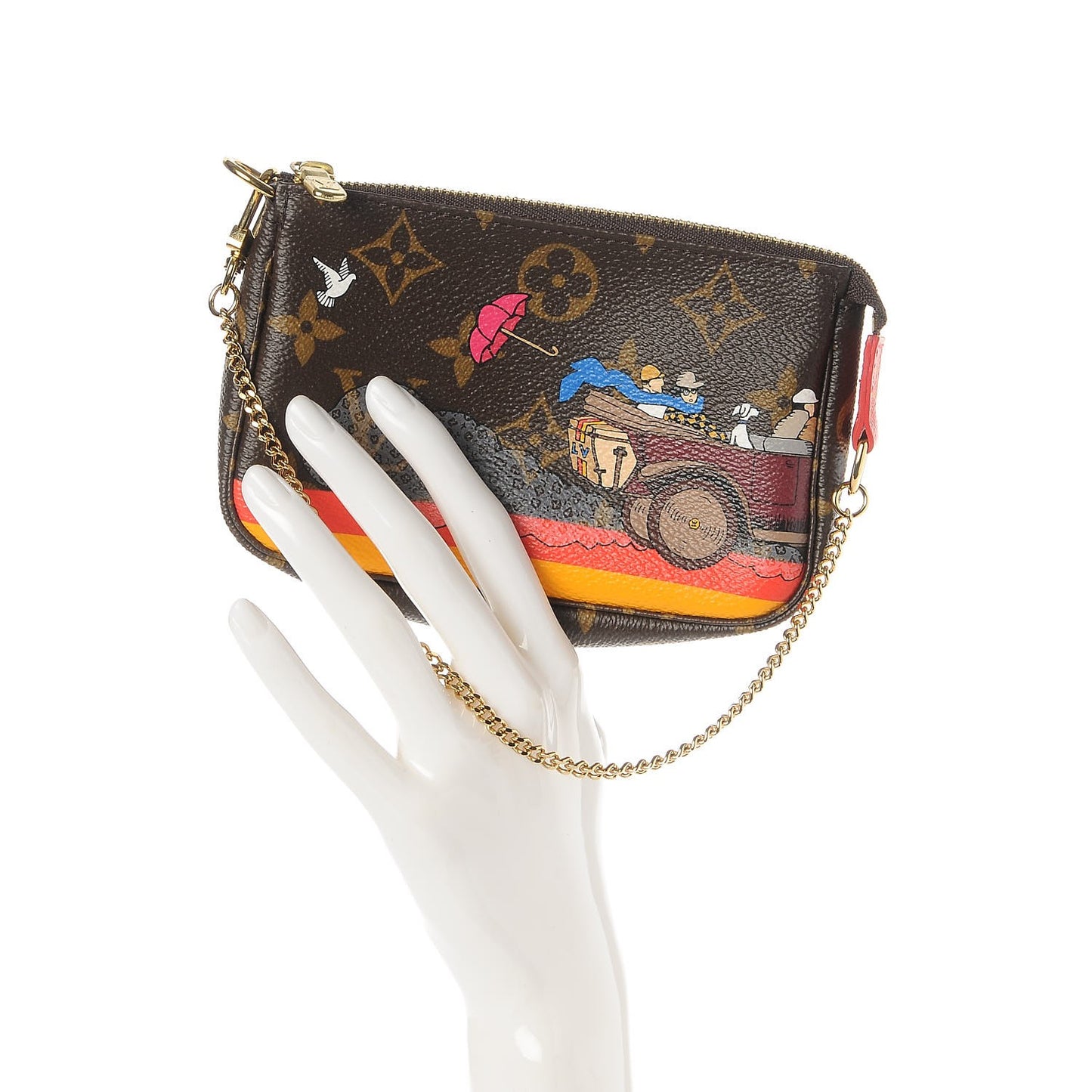 Monogram 2015 Christmas Animation Mini Pochette Accessories
