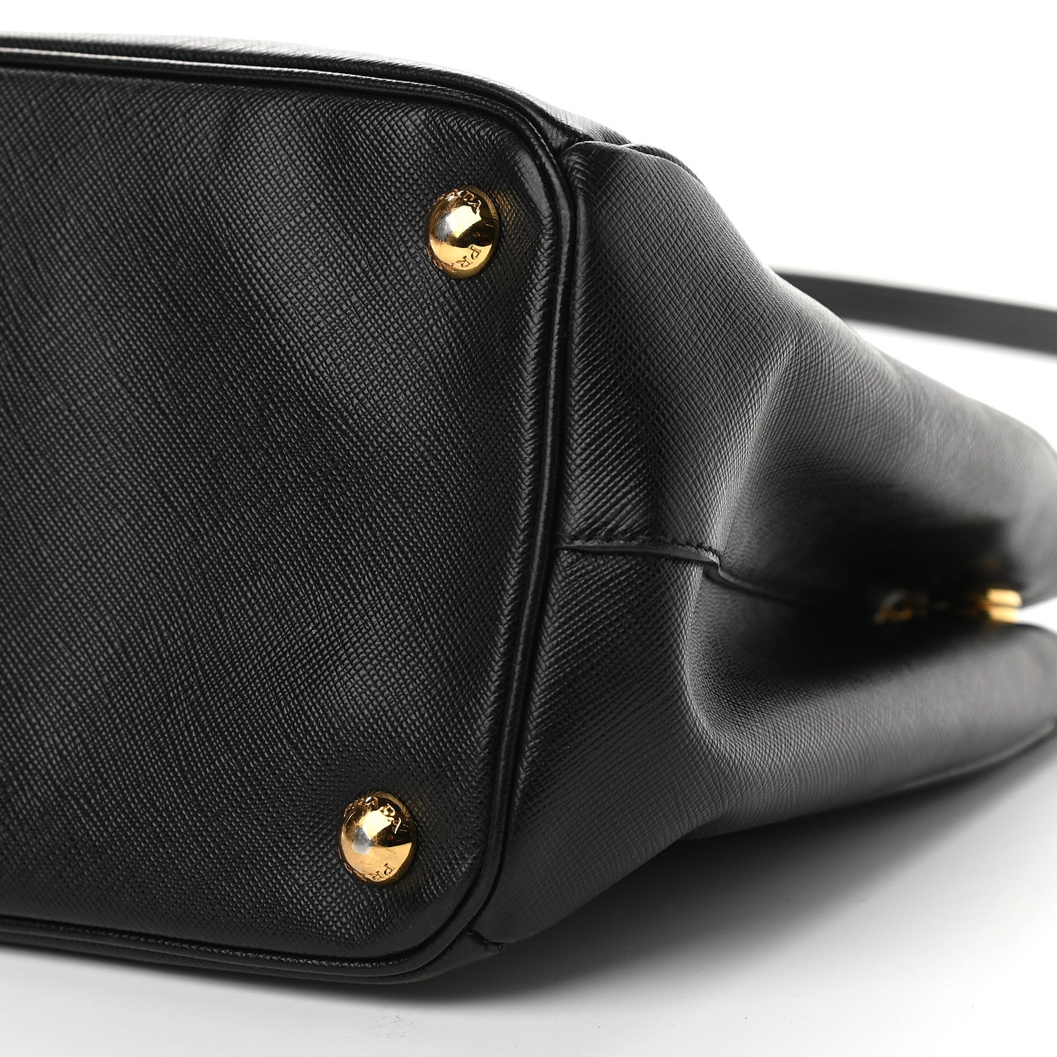 Prada Saffiano Small Galleria Double Zip Tote Black 8 of 9