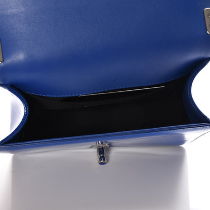 Chanel Patent Calfskin Quilted Small Plexiglass Boy Flap Blue 5 of 7