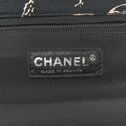 Chanel Canvas Camellia Flower Tote Black 6 of 13