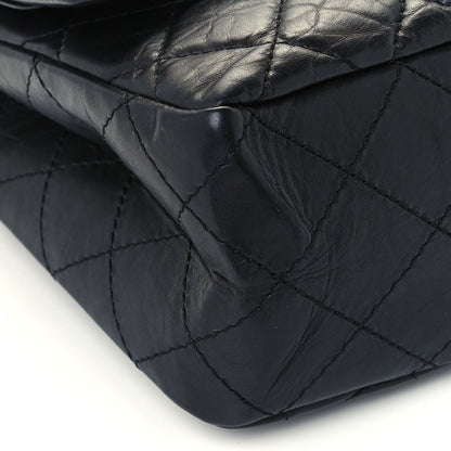 Chanel Aged Calfskin Quilted 2.55 Reissue 226 Flap Black 9 of 10