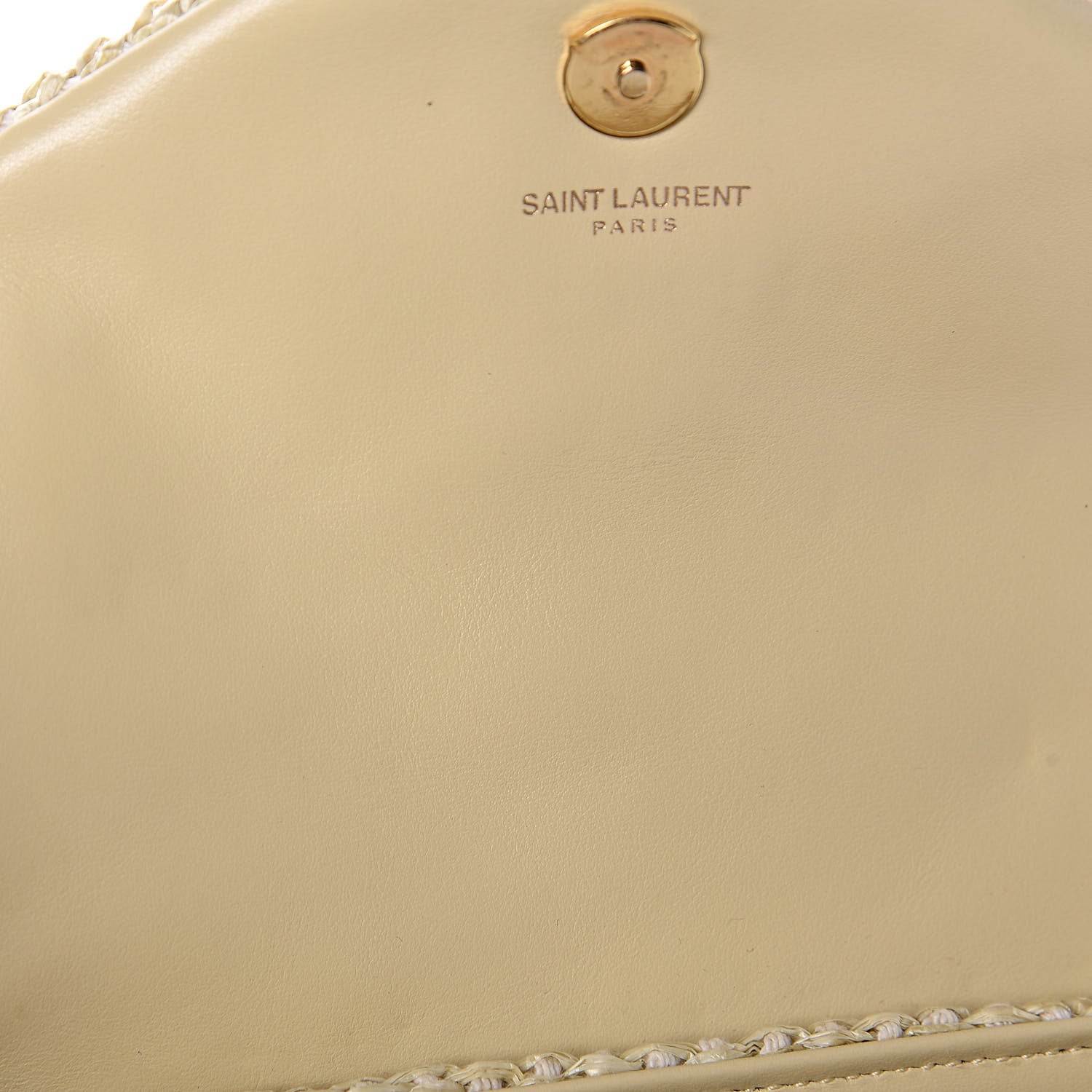 Saint Laurent Raffia Monogram Toy Loulou Chain Satchel Naturale 12 of 15