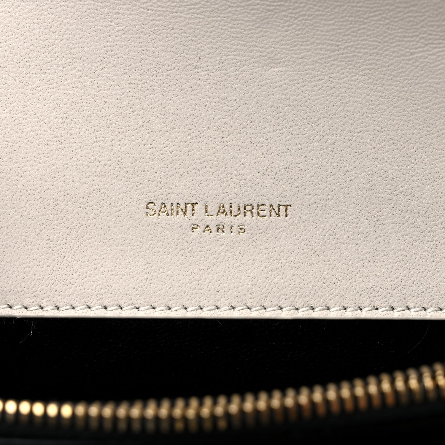 Saint Laurent Lambskin Quilted Mini Gaby Satchel Blanc Vintage 6 of 10