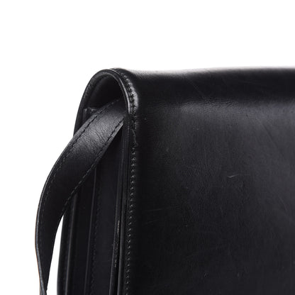 Celine Smooth Calfskin Large Classic Box Flap Bag Black 12 of 25