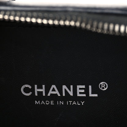 Chanel Lambskin Quilted Small CC Filigree Vanity Case Black 6 of 9