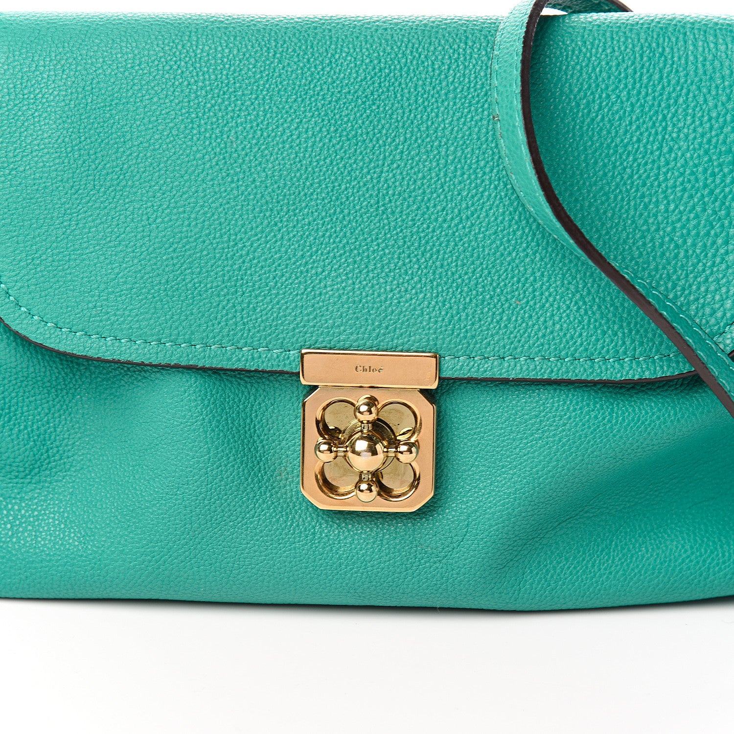 Chloe Goatskin Elsie Crossbody Bag Jade Green 11 of 11