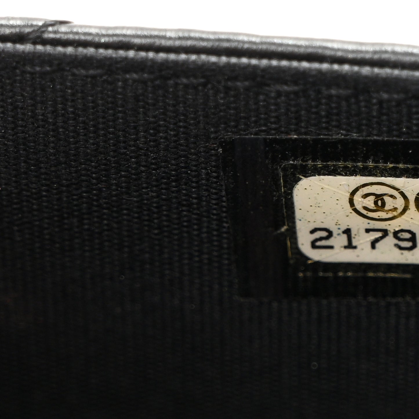 Lambskin Quilted Boy Wallet On Chain WOC Black