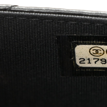 Chanel Lambskin Quilted Boy Wallet On Chain WOC Black 8 of 11