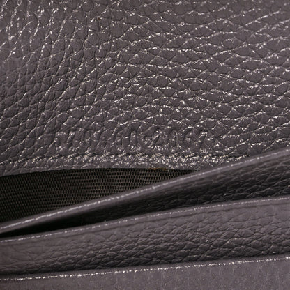 Gucci Grainy Calfskin Zumi Chain Card Case Wallet Dusty Grey 8 of 10