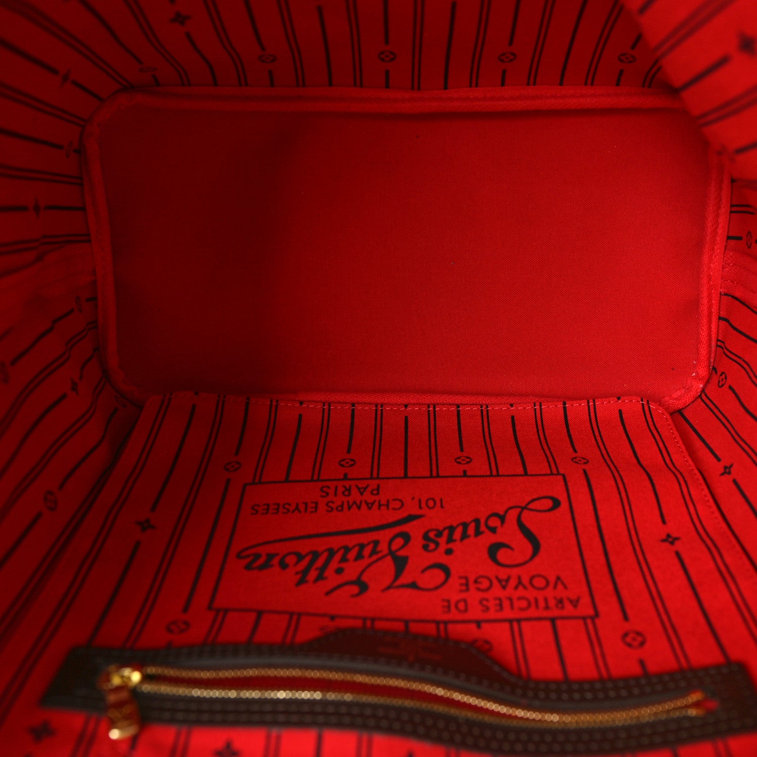 Louis Vuitton Damier Ebene Neverfull MM 5 of 9