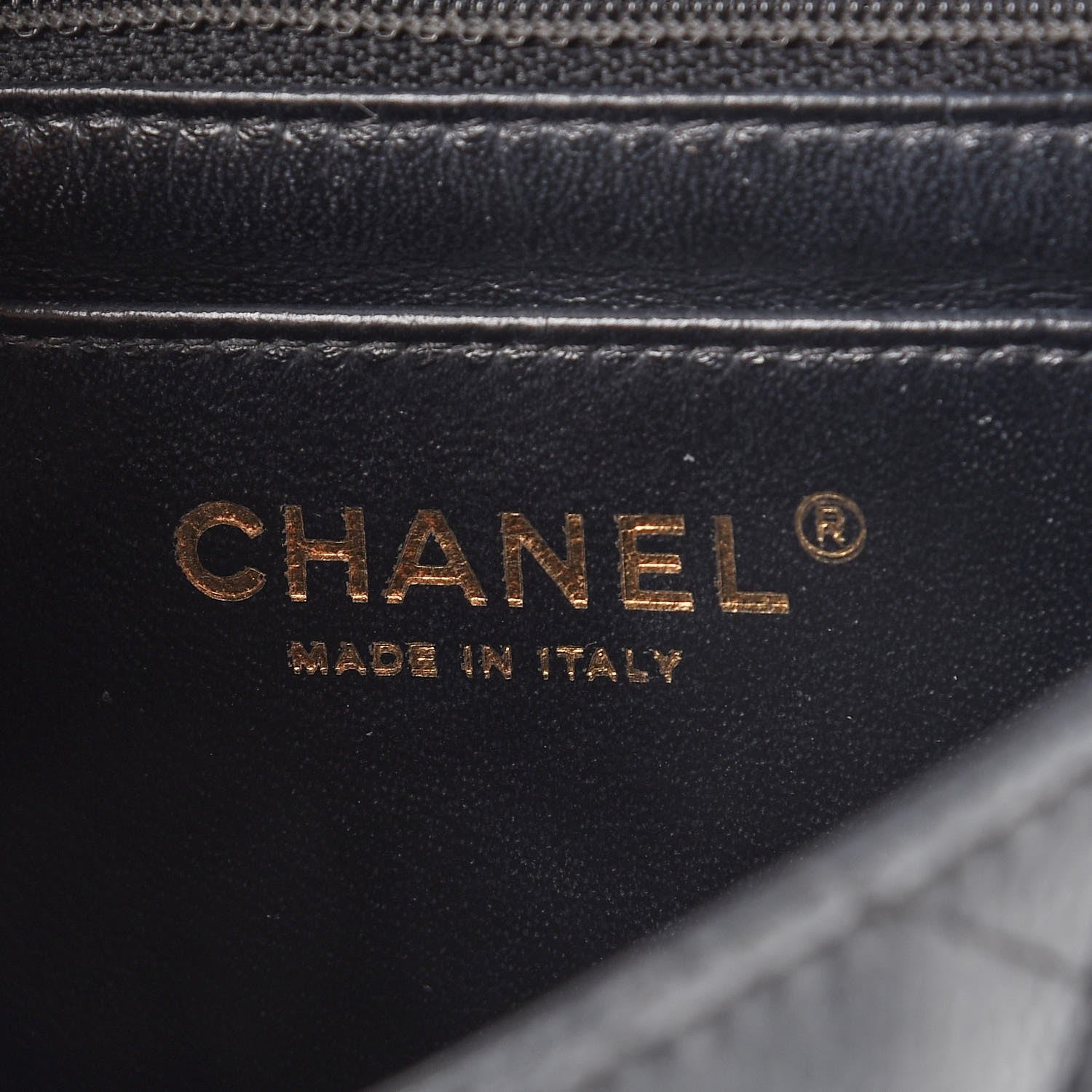 Chanel Caviar Quilted Mini Square Flap Dark Grey 6 of 9