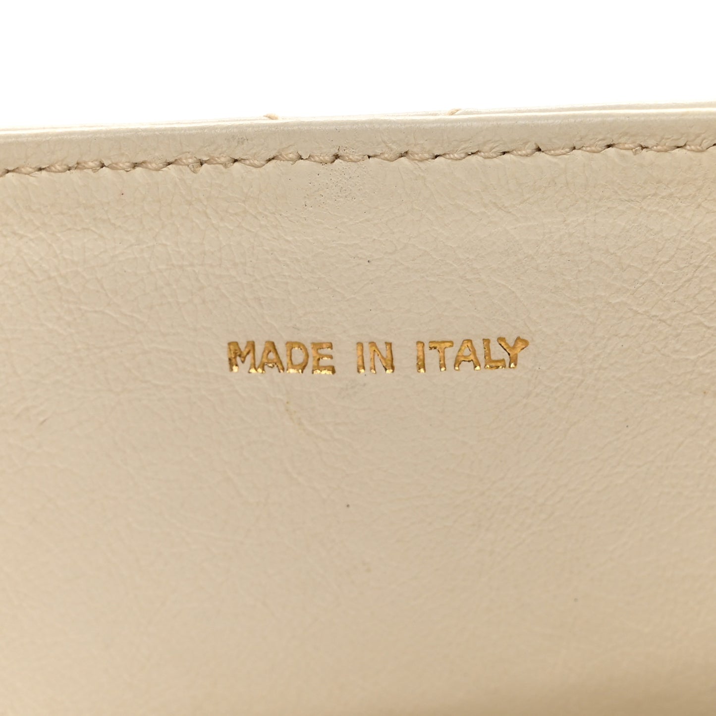 Lambskin Quilted Tassel Flap White