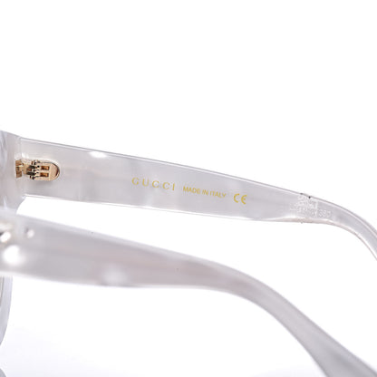 Gucci Acetate Crystal Oversize Mirrored Star Sunglasses GG0116S 5 of 7