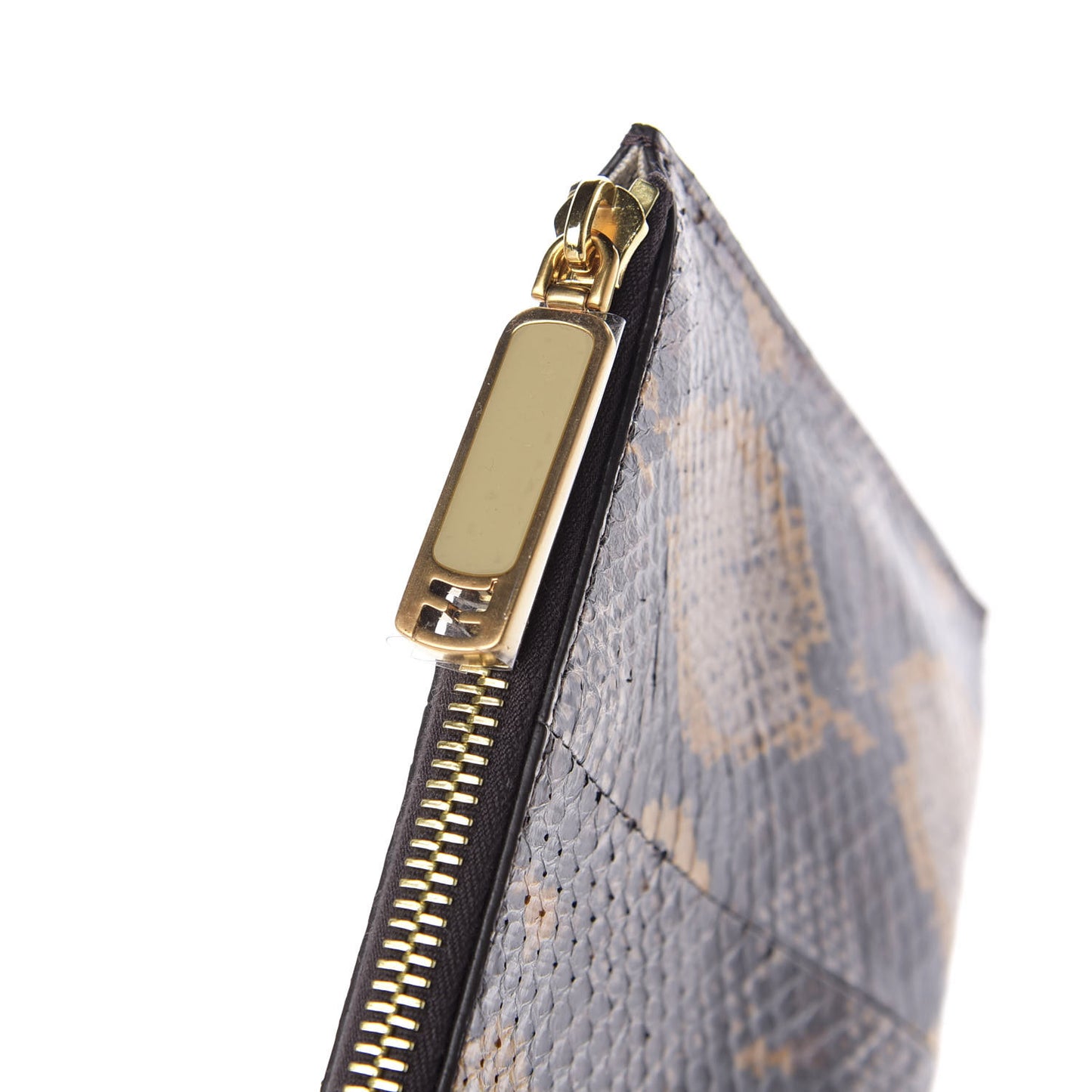 Elaphe Pouch Beige Grano