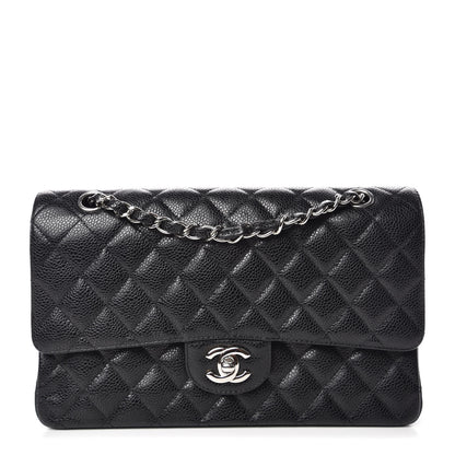 Chanel Caviar Quilted Medium Double Flap Black 1 of 13