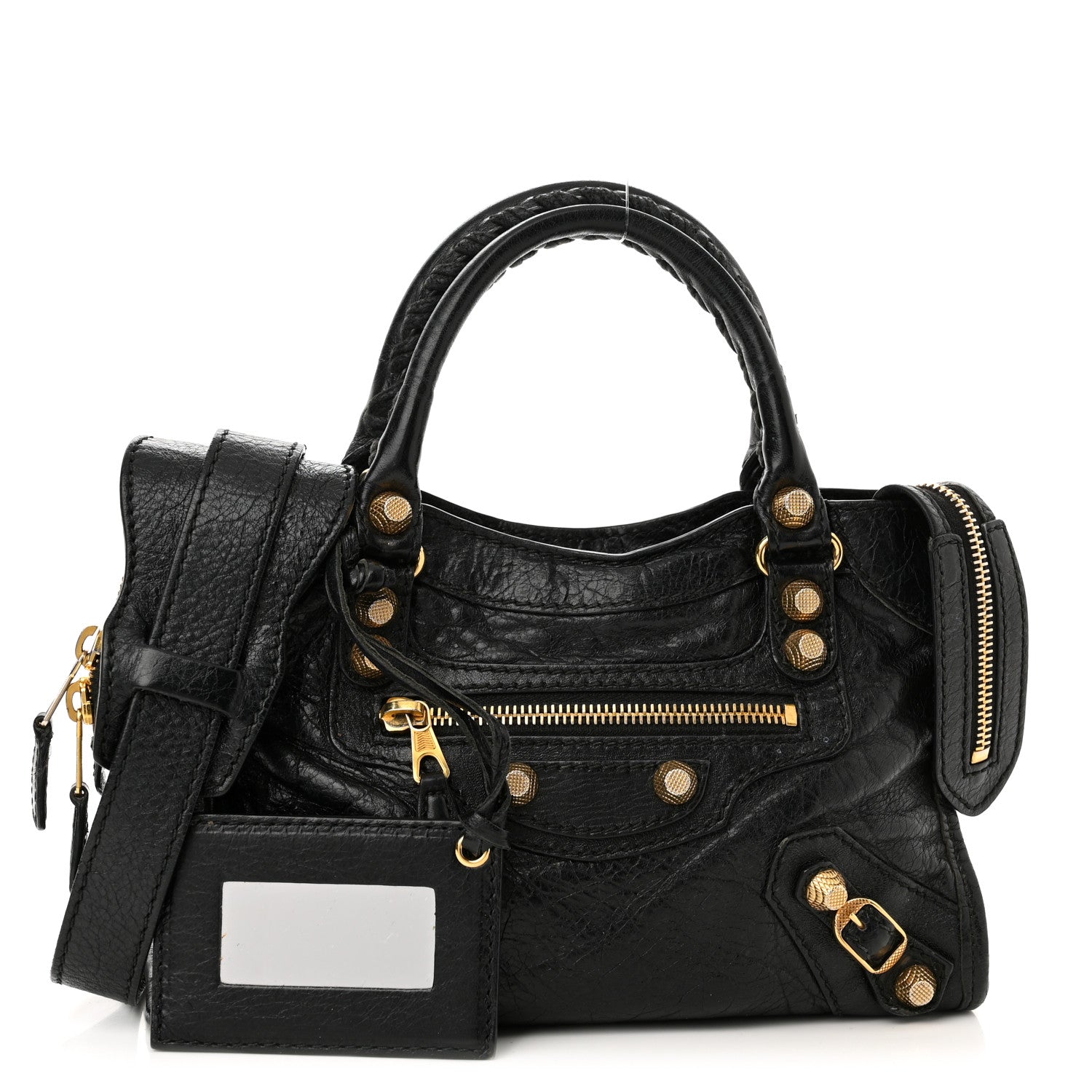 Balenciaga Agneau Giant 12 Gold Hardware Mini City Black 1 of 10