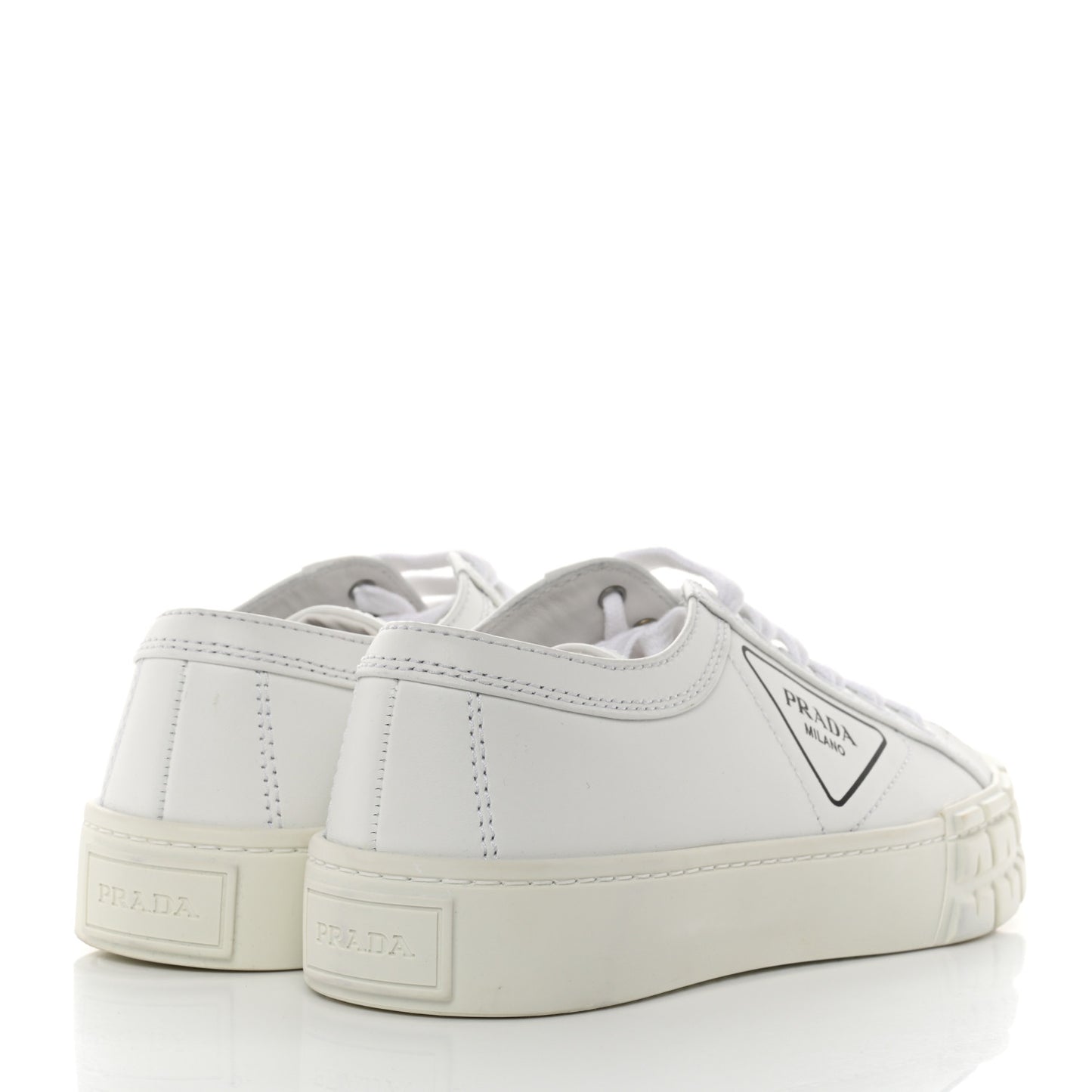 Gabardine Triangle Logo Wheel 35mm Sneakers 35.5 White
