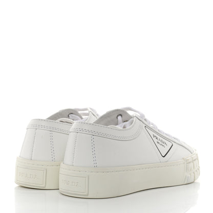 Prada Gabardine Triangle Logo Wheel 35mm Sneakers 35.5 White 4 of 9