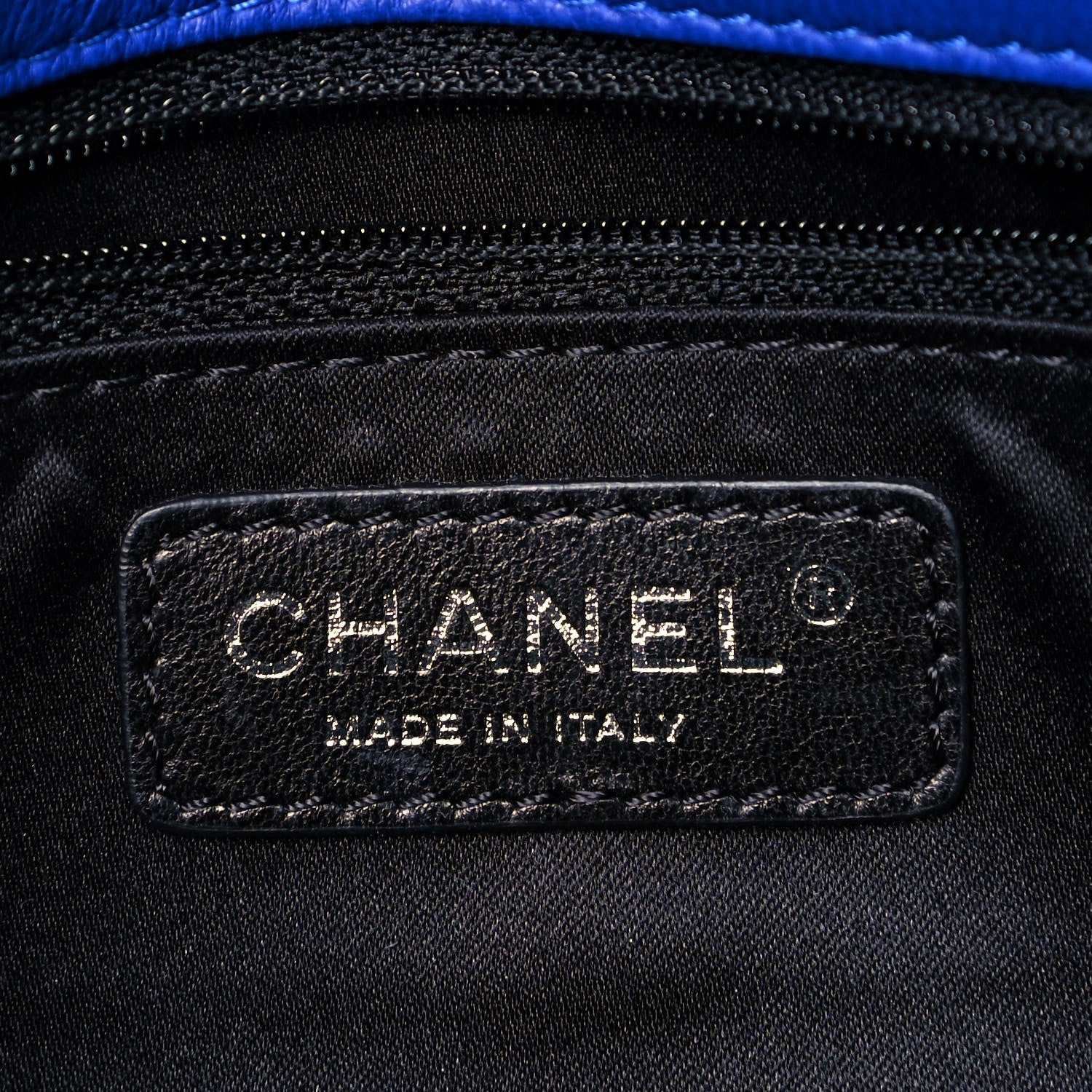 Chanel Sequin Medium Flap Dark Blue 6 of 9