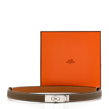 Hermes Epsom Kelly Belt Etoupe 4 of 4