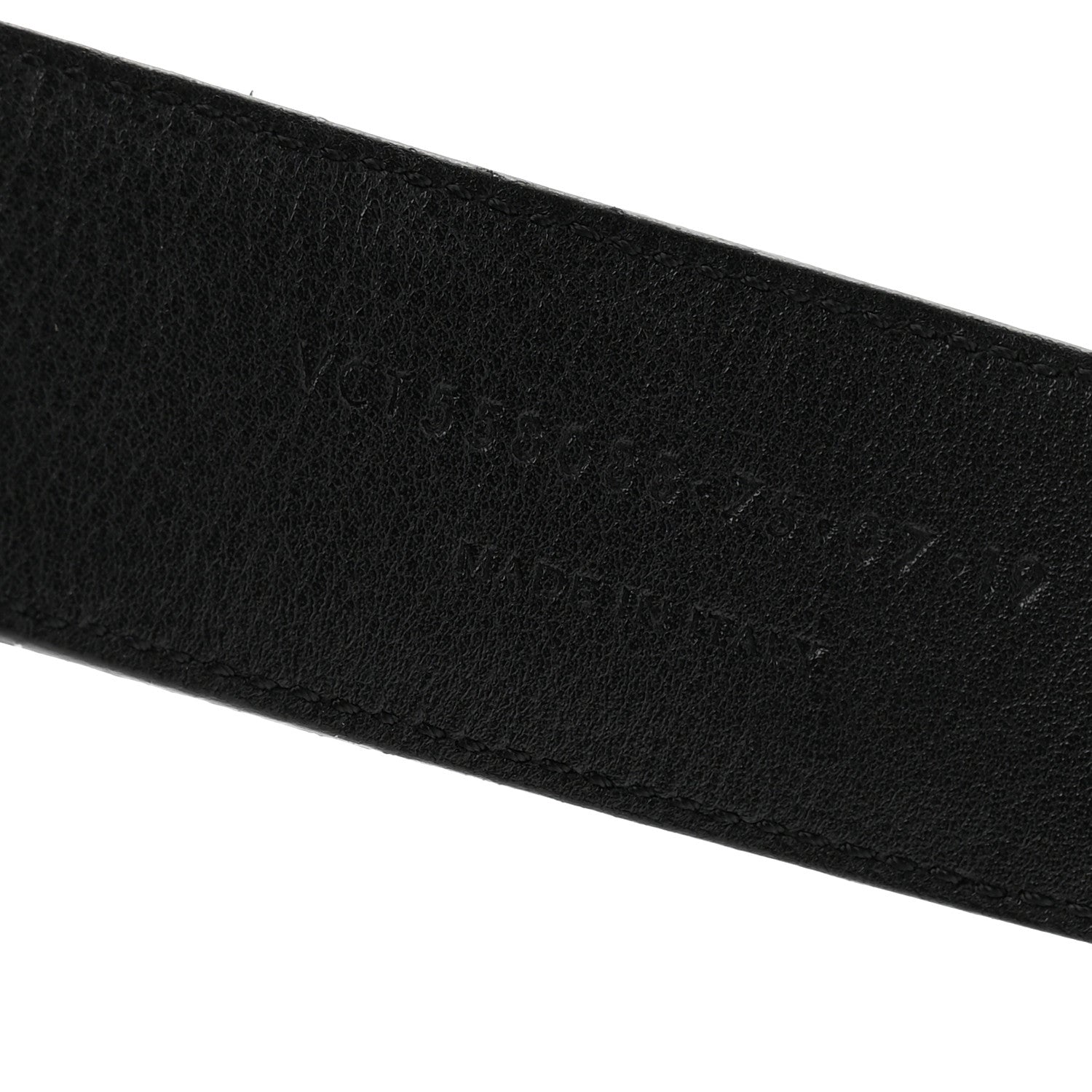 Saint Laurent Suede Monogram Cassandre Belt 75 30 Black 4 of 6