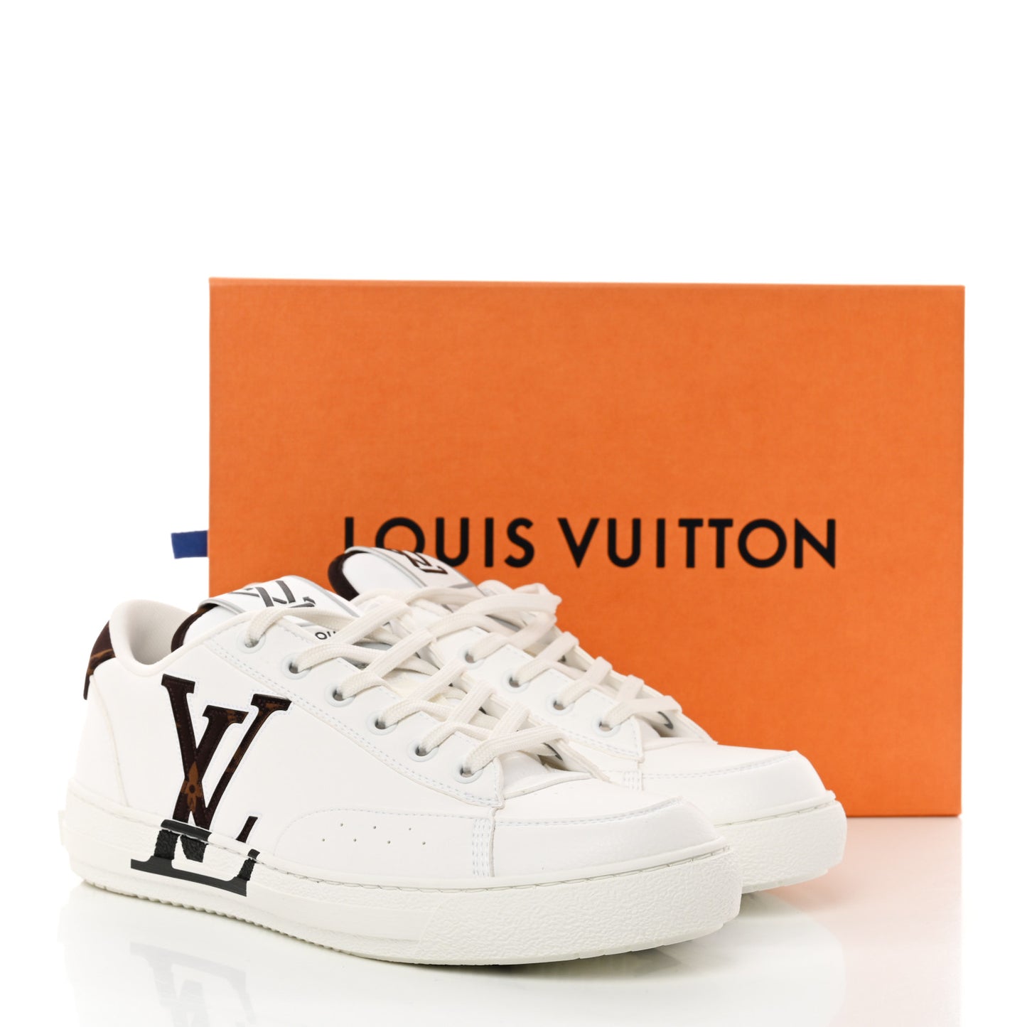 Charlie Sneakers 38.5 White Cacoa Brown