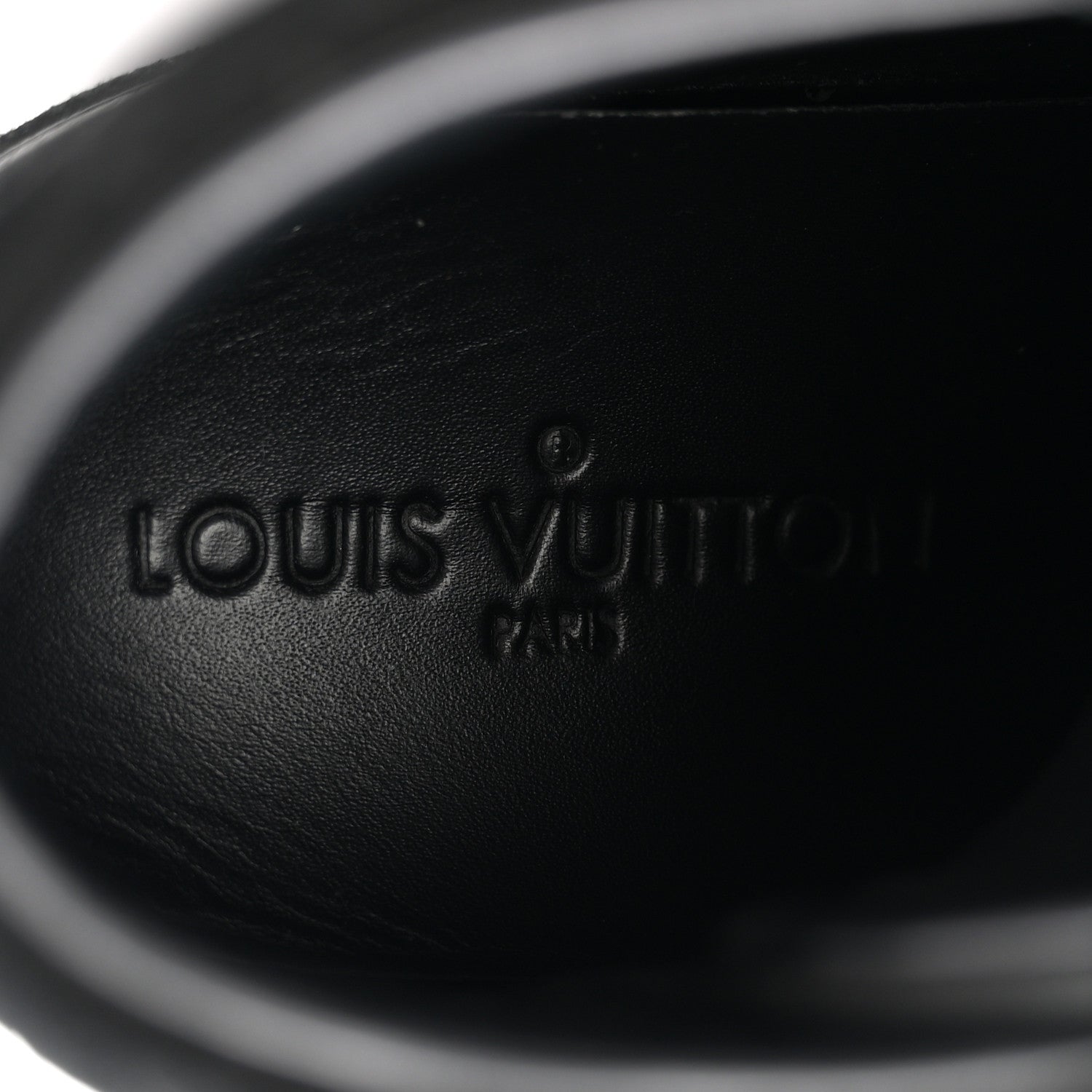 Louis Vuitton Calfskin Suede Monogram Cliff Top Wedge Sneakers 40 Black 7 of 11