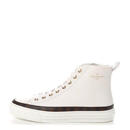 Louis Vuitton Monogram Stellar Sneaker Boots 37 White 1 of 9