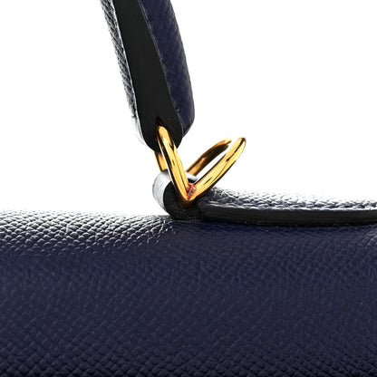 Hermes Epsom Kelly Sellier 32 Bleu Saphir 13 of 13