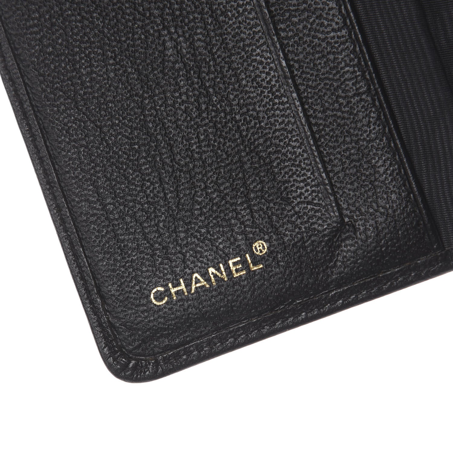 Chanel Goatskin Card Holder Wallet Black 5 of 6