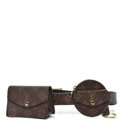 Louis Vuitton Monogram 30mm Daily Multi Pocket Belt 80 32 1 of 11