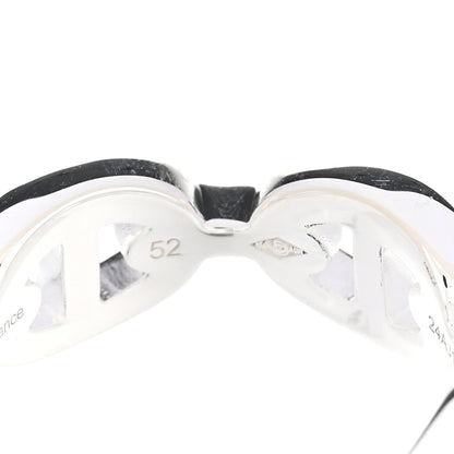 Hermes Sterling Silver PM Chaine d'Ancre Enchainee Band Ring 52 6 7 of 8