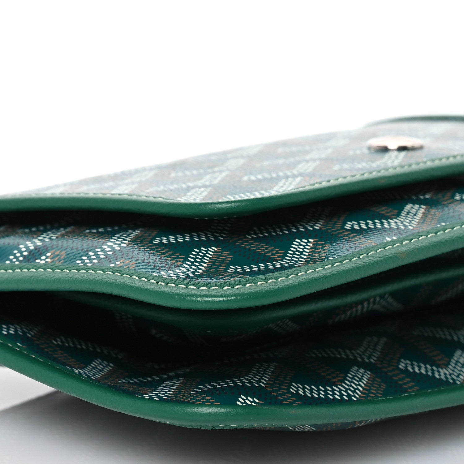 Goyard Goyardine Plumet Wallet Clutch Green 6 of 14