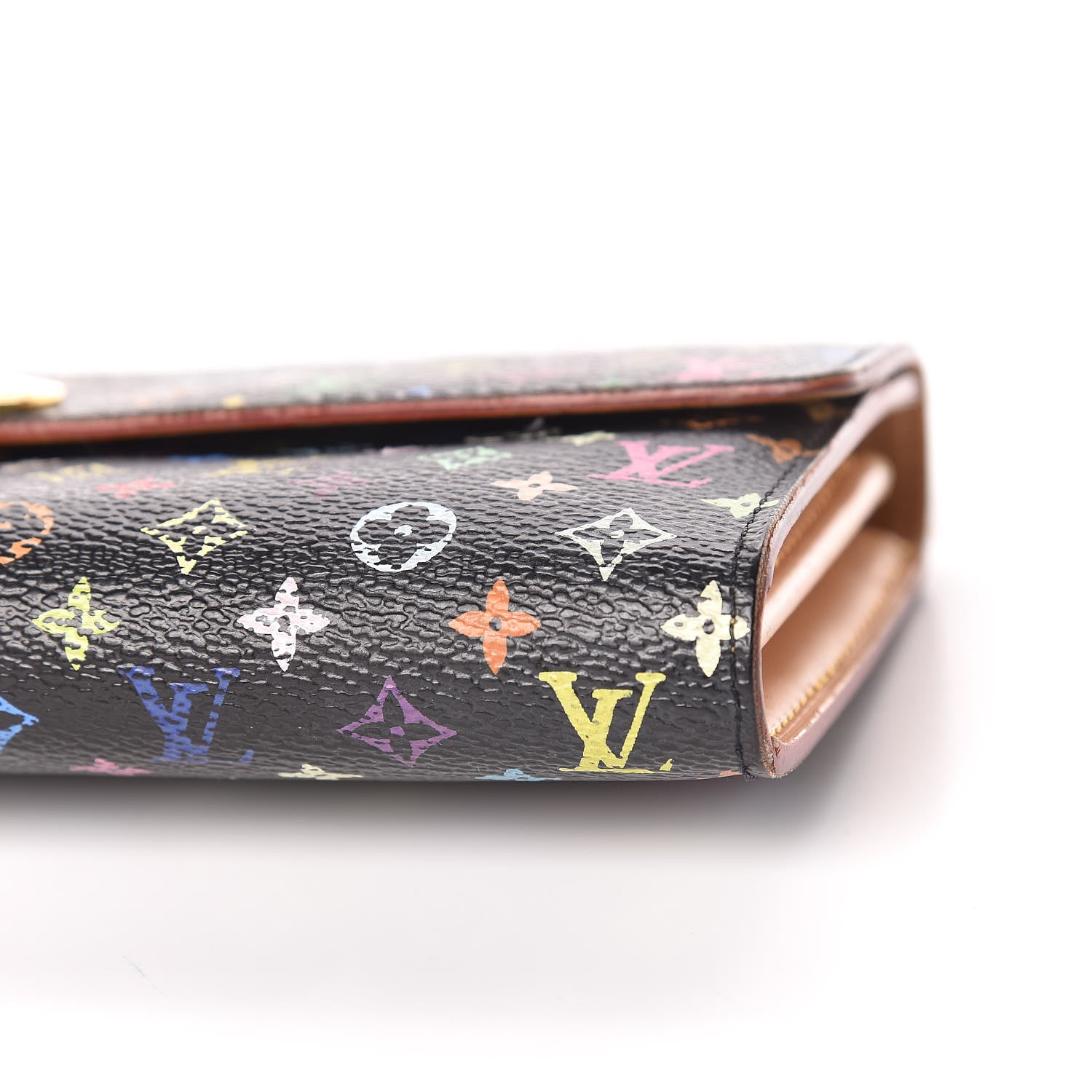 Louis Vuitton Monogram Multicolor Sarah Wallet Black Grenade 10 of 18