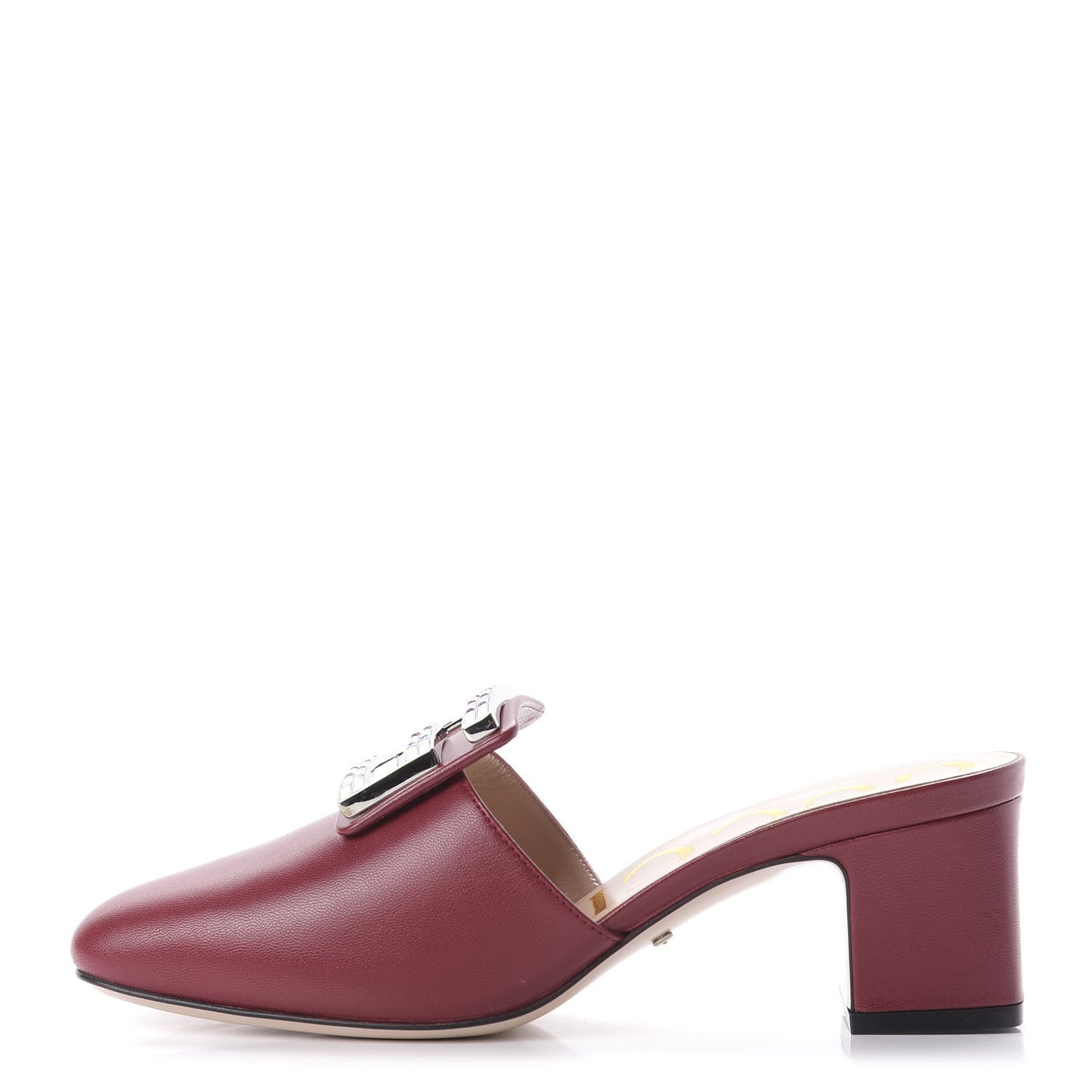 Malaga Kid Crystal Square G Madelyn Mules 36.5 Romantic Cerise