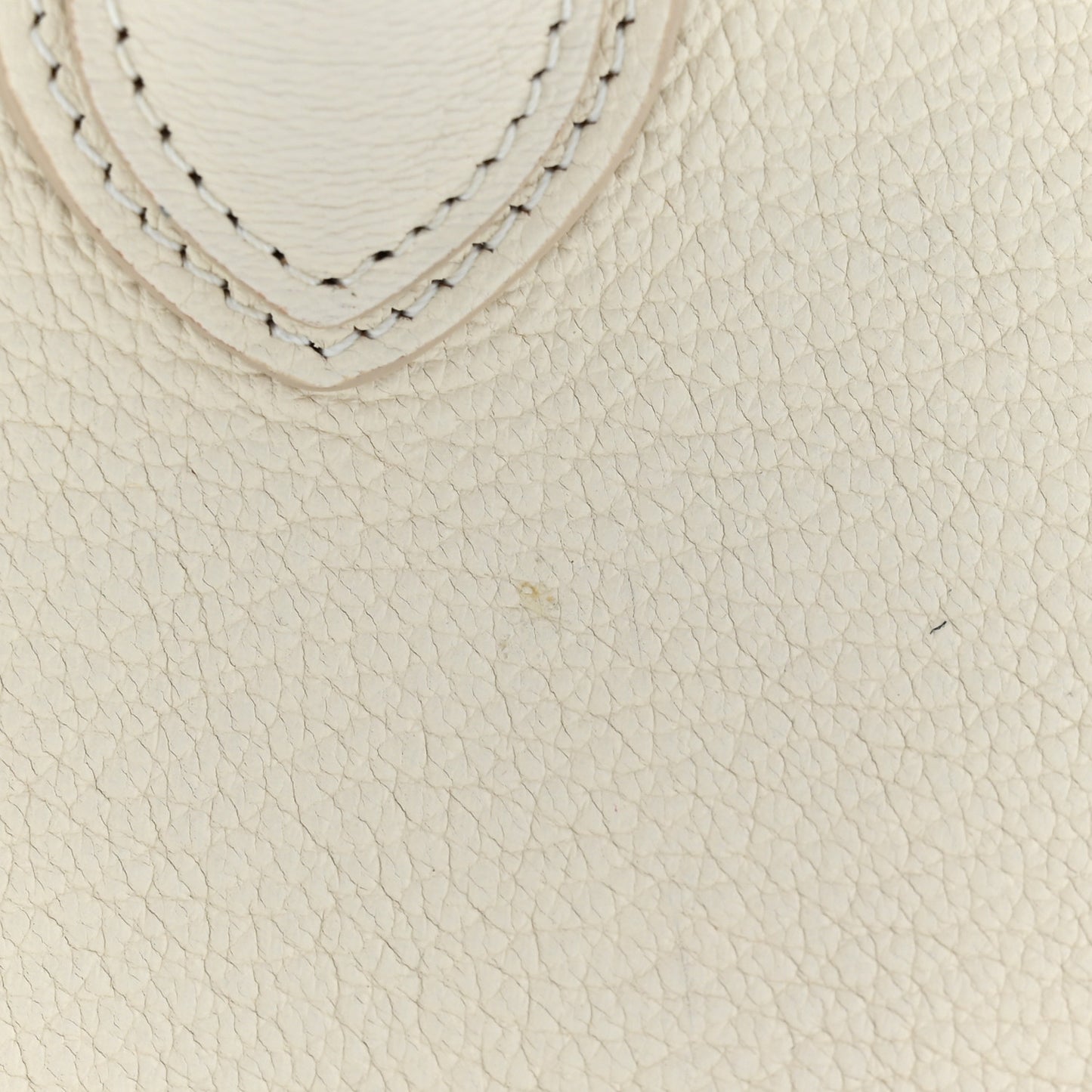 Goatskin Nano Luggage White